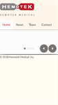 Mobile Screenshot of hemotekmedical.com